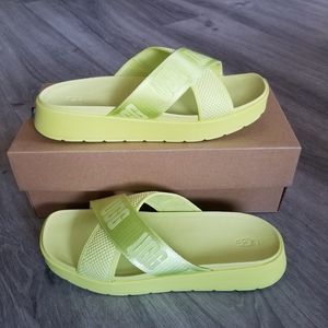 UGG Emily Mesh Slide Sandals.